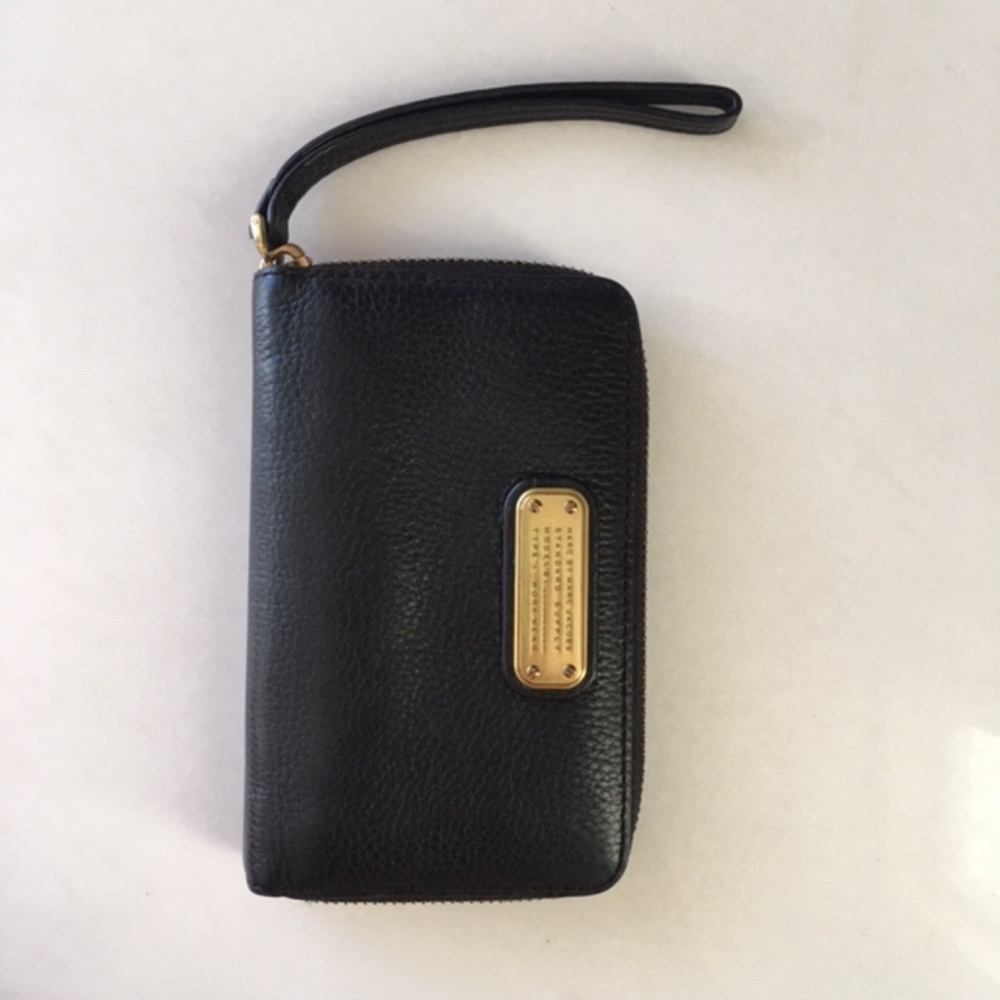 Marc By Marc Jacobs Black Leather Wallet